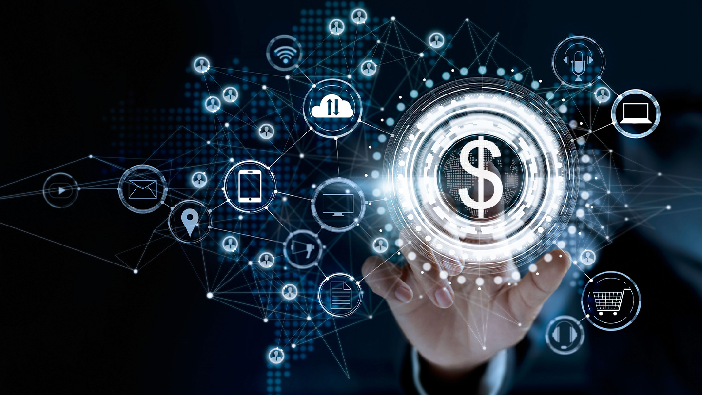 abstract money network image