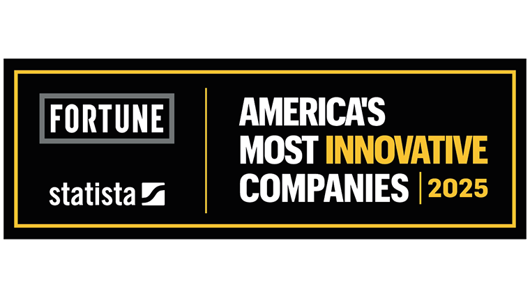 Fortune Innovative Companies award badge