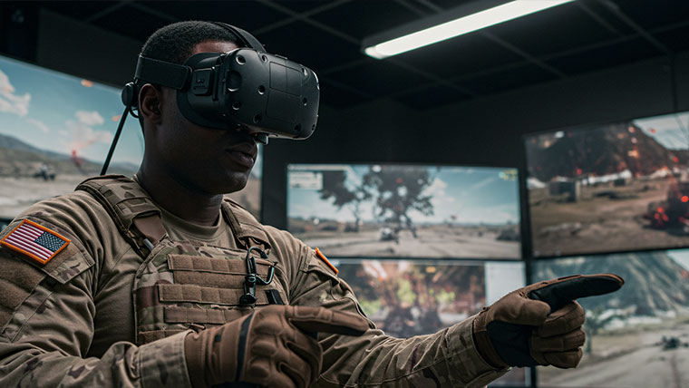 warfighter in vr